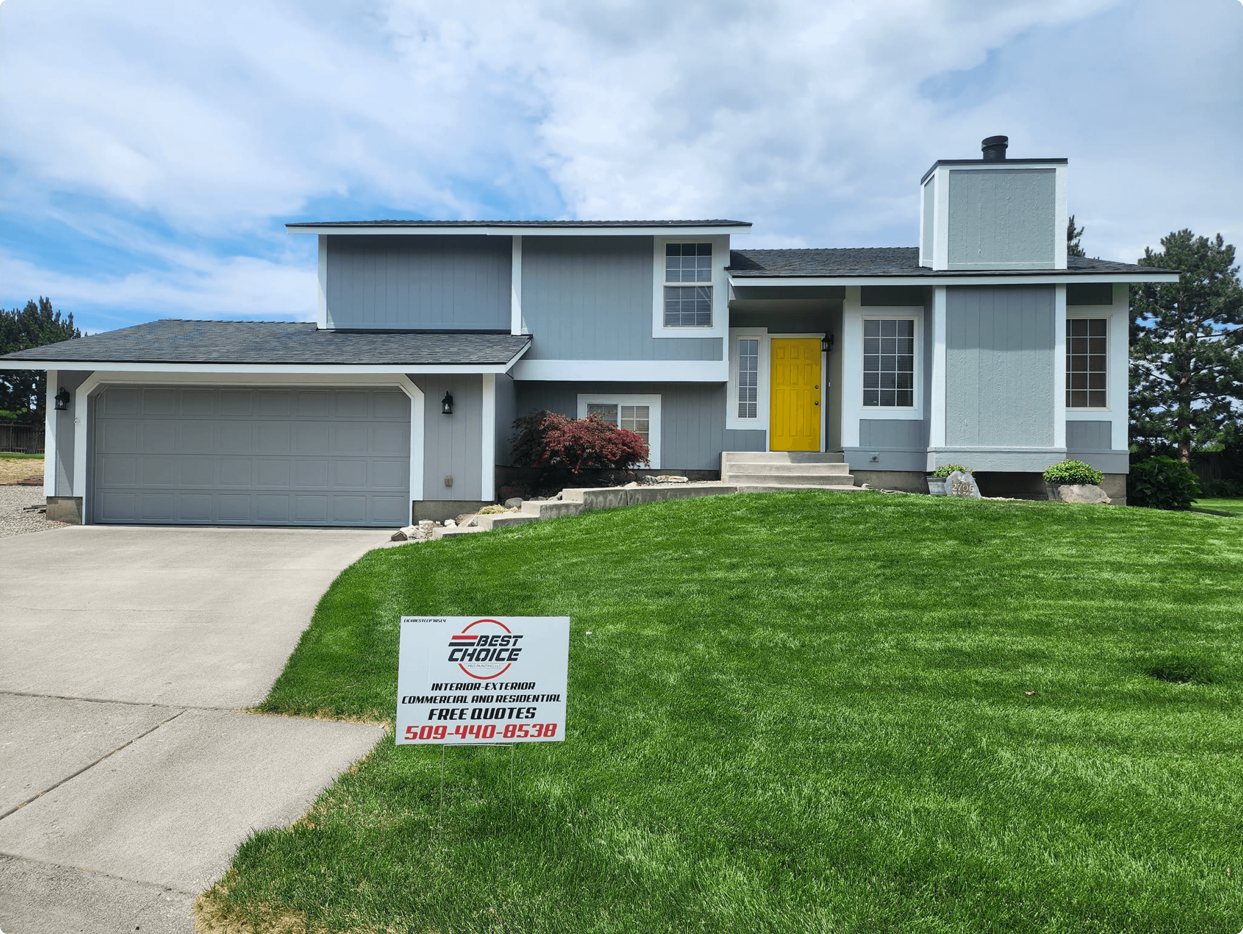 Image of a residential house that Best Choice Pro Painting had worked on