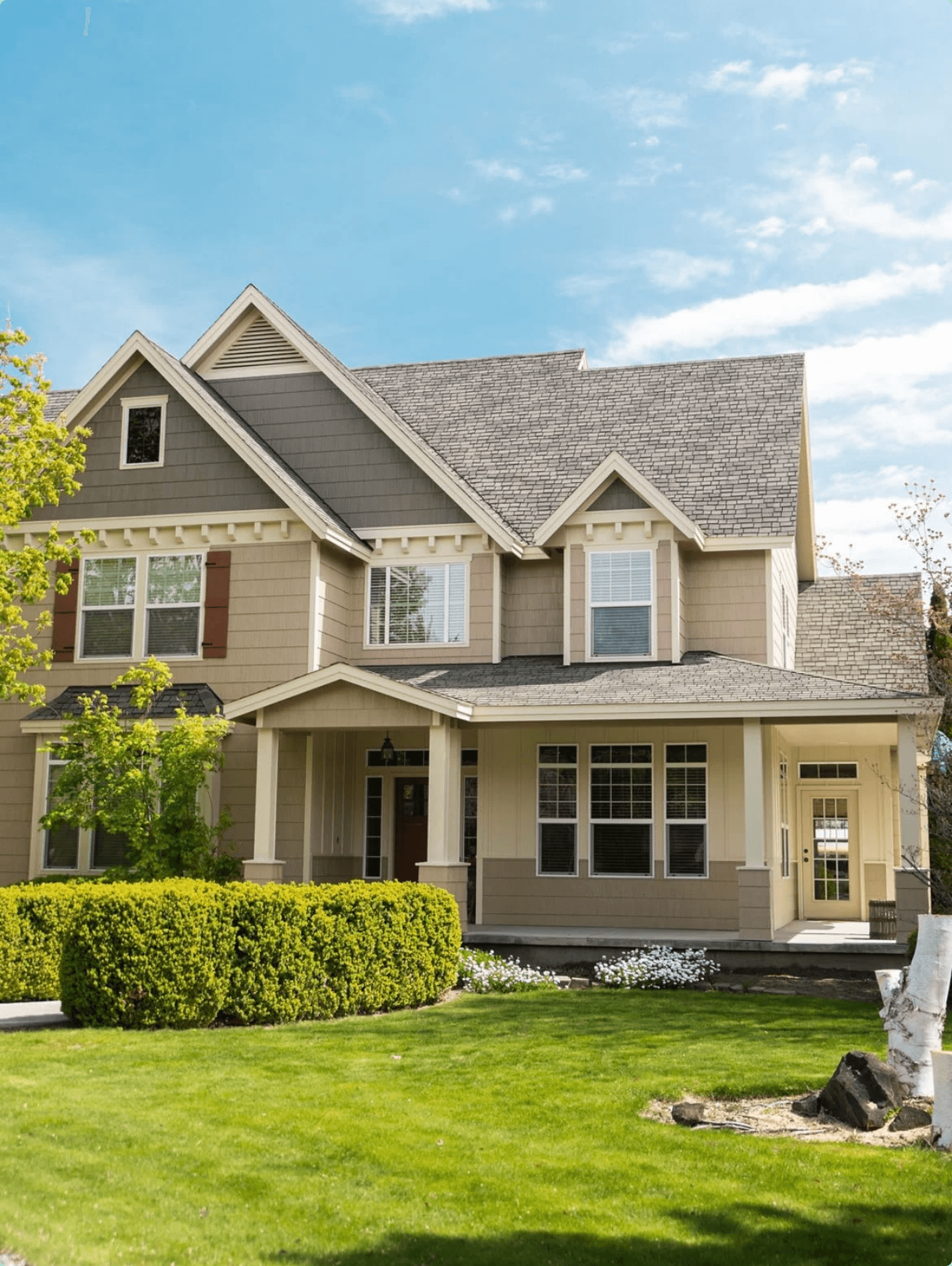 Image of a residential house that Best Choice Pro Painting had worked on